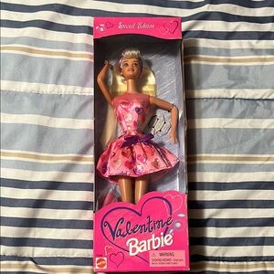 Mattel Valentine Barbie - Pink and Blonde